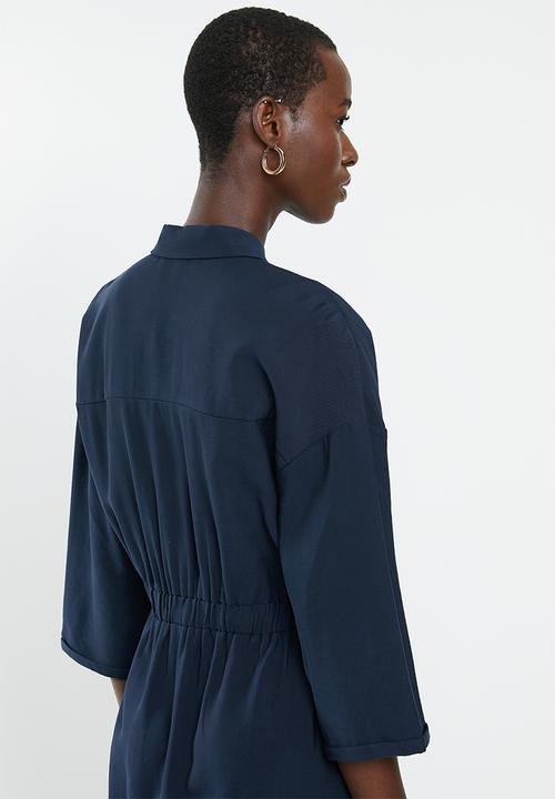 MANGO - Panzer dress - navy