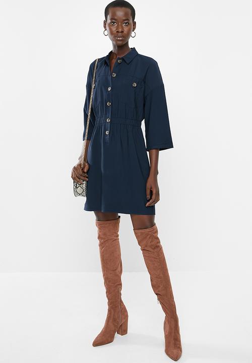 MANGO - Panzer dress - navy