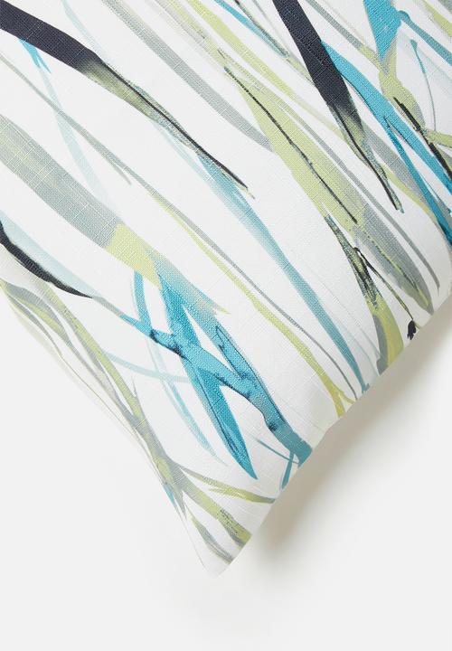 Grey Gardens - Reeds cushion cover - teal