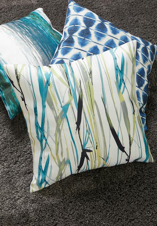 Grey Gardens - Reeds cushion cover - teal