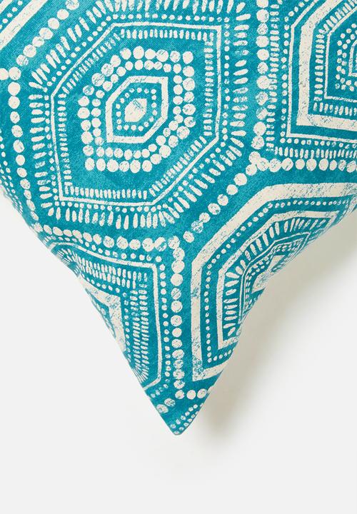 Grey Gardens - Dots cushion cover - aqua