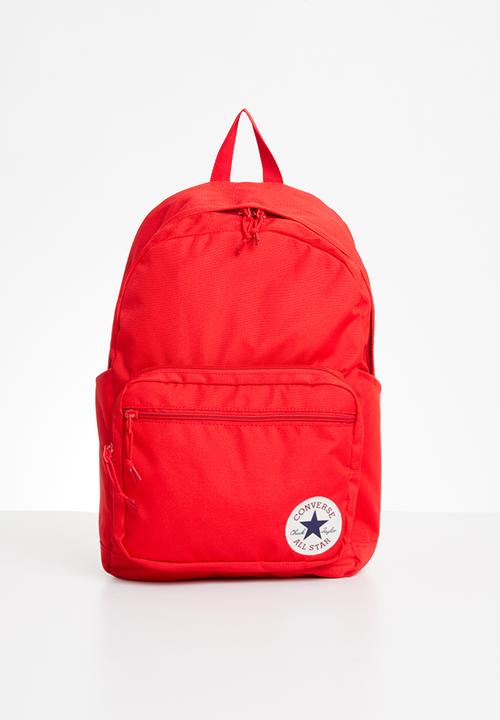 converse go backpack red