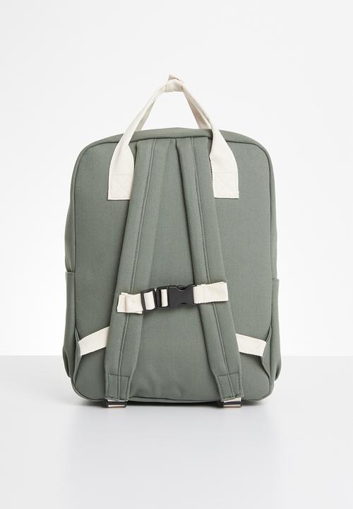 Cotton On - Back to school backpack - khaki & black 
