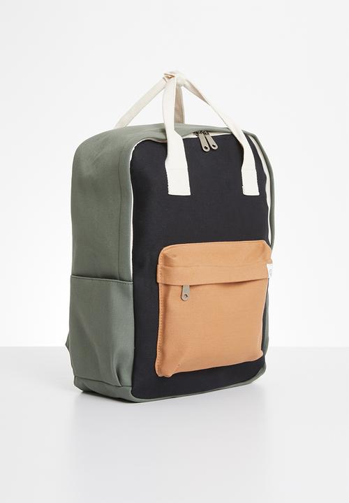 Cotton On - Back to school backpack - khaki & black 