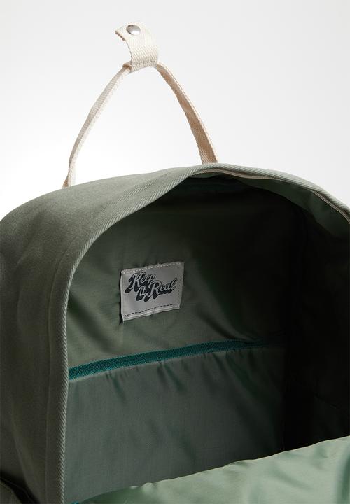 Cotton On - Back to school backpack - khaki & black 