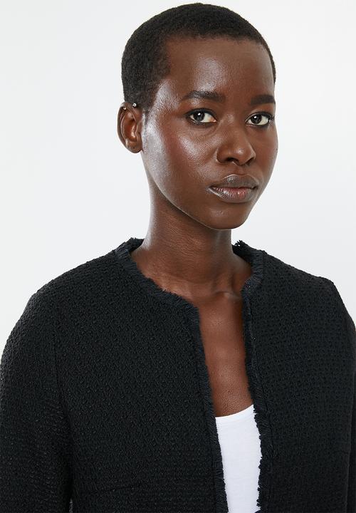 MANGO - Short length blazer - black