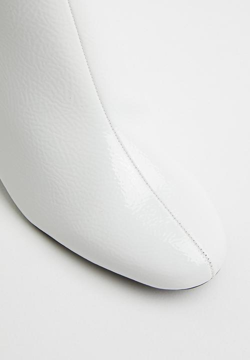 Public Desire - Vision ankle boot - white