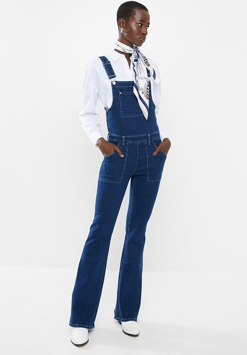 MANGO - Boho dungaree - blue
