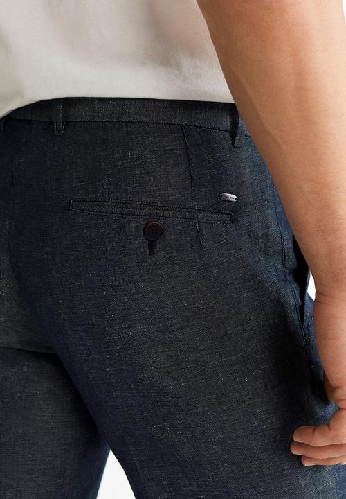 MANGO - Sinatra pants - navy 