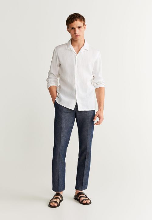 MANGO - Sinatra pants - navy 