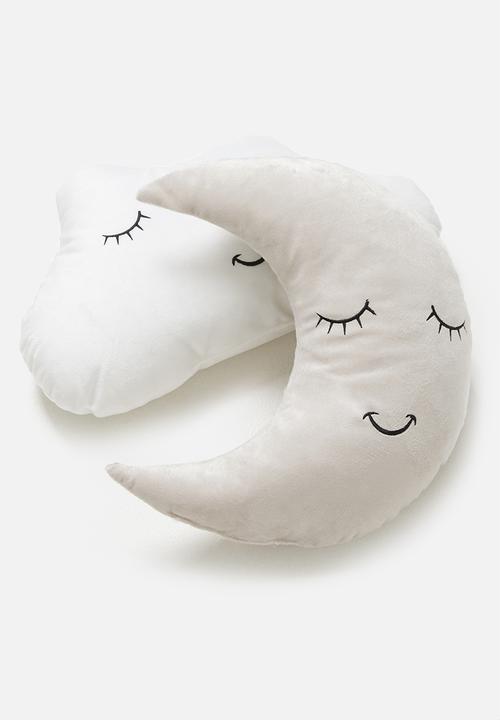 H&S - Moon cushion - grey