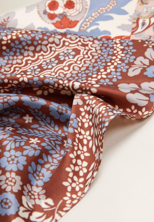 MANGO - Bohemian neck scarf - multi