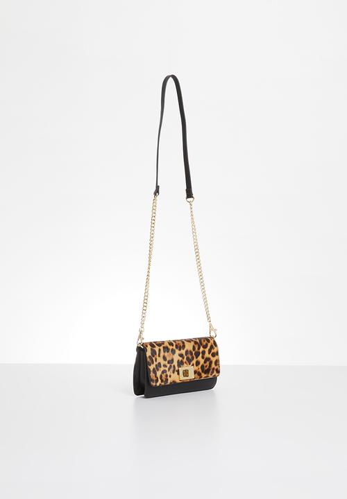 ALDO - Scheule cross body bag - brown & black