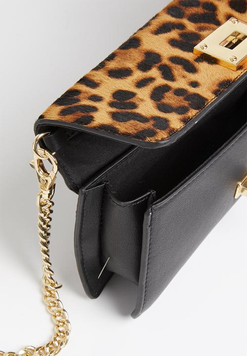 ALDO - Scheule cross body bag - brown & black
