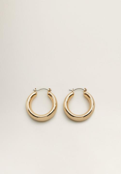 MANGO - Aro earrings - gold