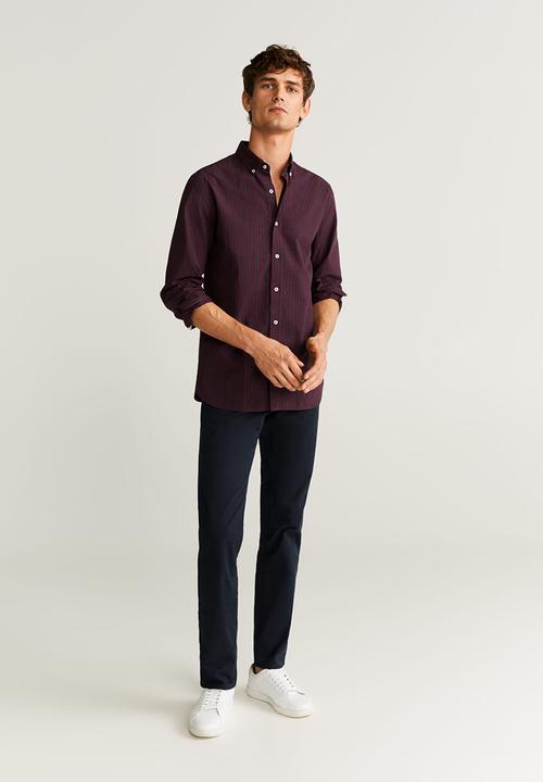 MANGO - Vichy shirts - red