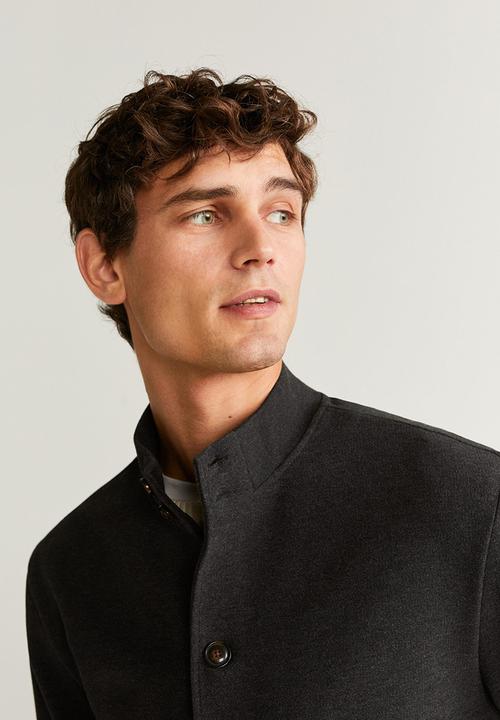 MANGO - Gris jacket - charcoal 
