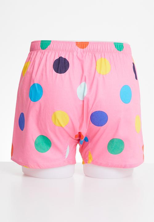 Happy Socks - Polka dot boxer - pink