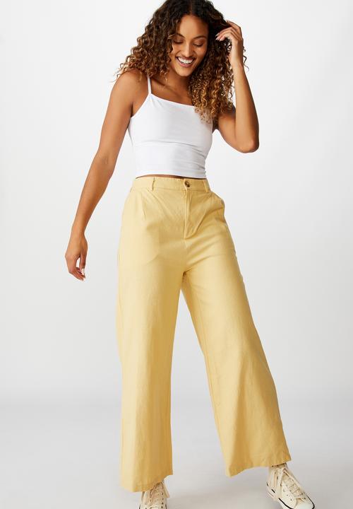 Cotton On - Naomi wide leg - yellow