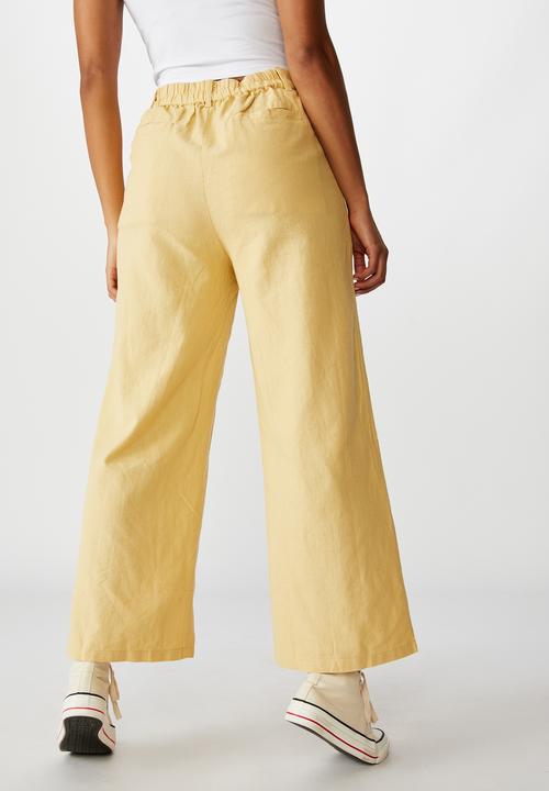 Cotton On - Naomi wide leg - yellow