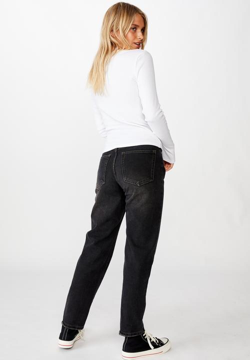 Cotton On - The turn back long sleeve top - white