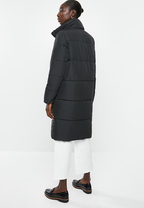Jacqueline de Yong - Erica x-long padded jacket - black