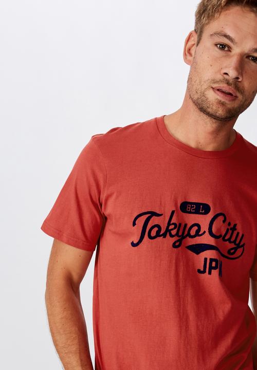 Cotton On - Tbar T-shirt - red