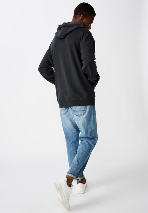 Cotton On - Pigment dyed oversized pullover - charcoal 
