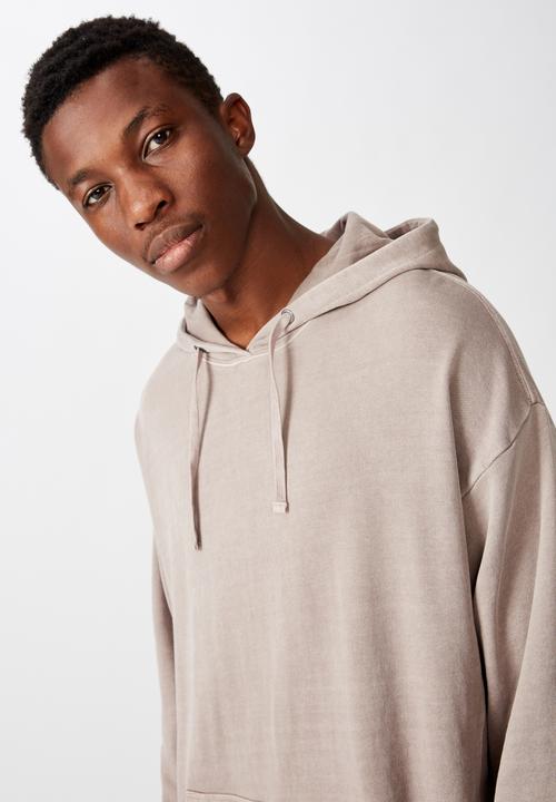 Cotton On - Pigment dyed oversized pullover - musk
