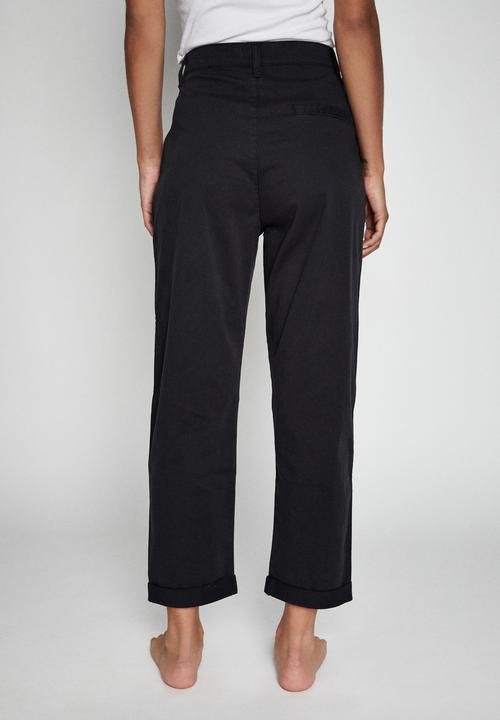 Cotton On - Hunter pleated pant - black