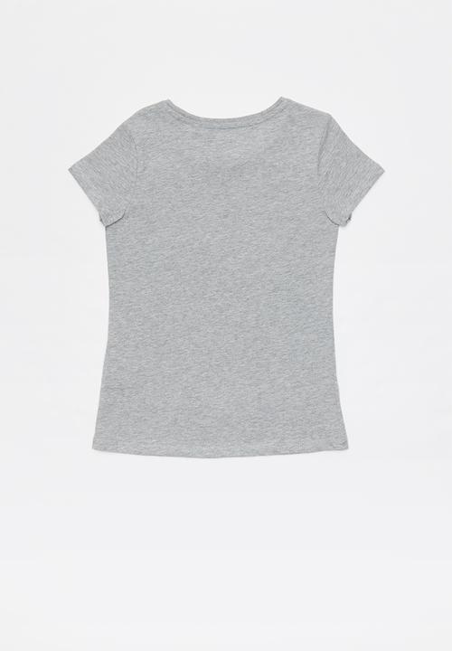 GUESS - Faded heart guess tee - grey