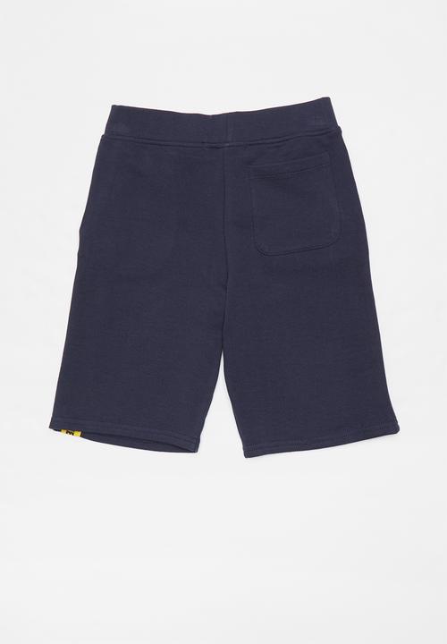 GUESS - Guess teens fashion active shorts  - navy & yellow 