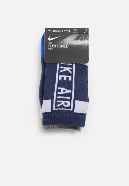 Nike - Nhn nike air crew 2 pack - navy & grey