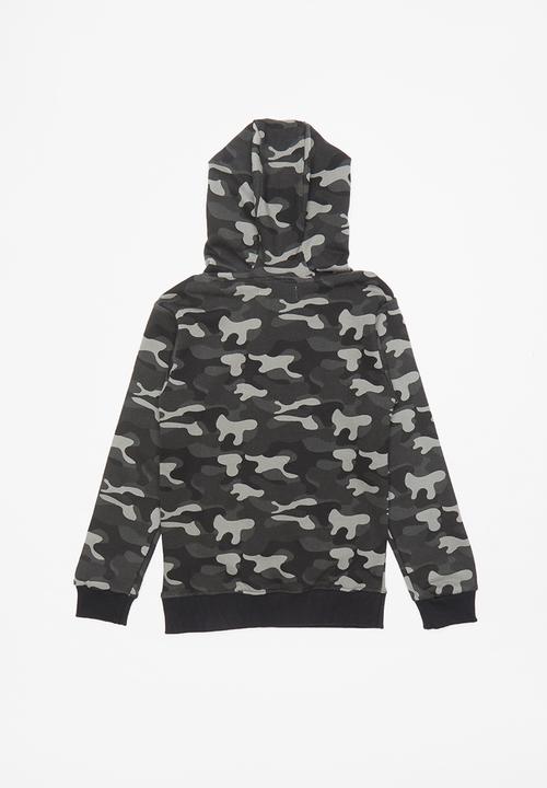 MINOTI - Teens hoodie - black & grey