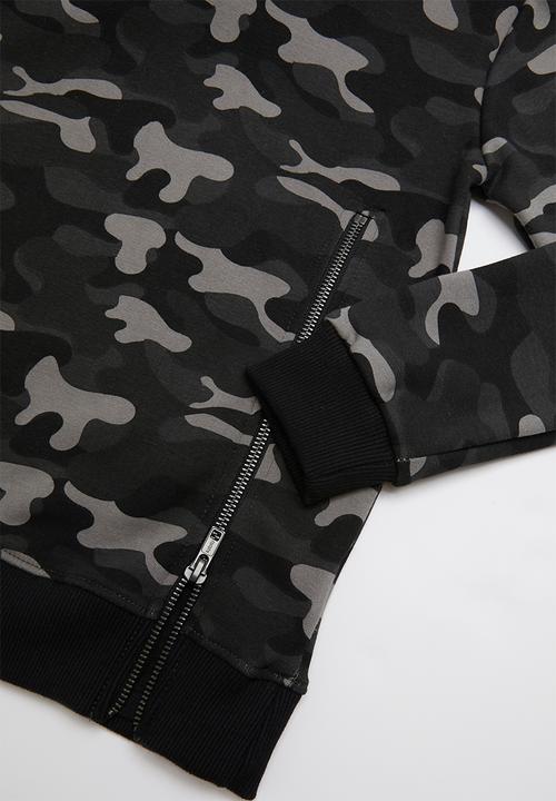 MINOTI - Teens hoodie - black & grey