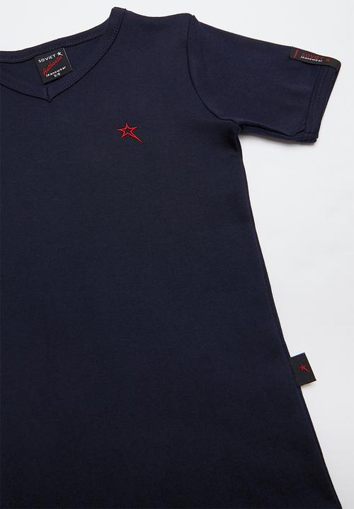 SOVIET - Bolt evo short sleeve muscle tee - navy