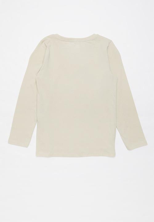 Cotton On - Penelope long sleeve tee - beige