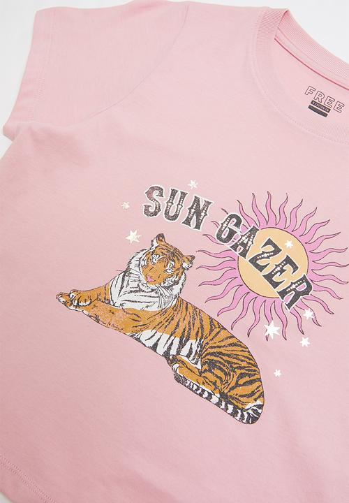 Free by Cotton On - Lulu short sleeve T-shirt - pink 