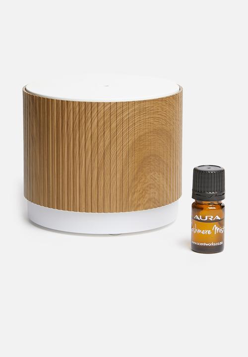 Aura - Clarity diffuser - wood & white