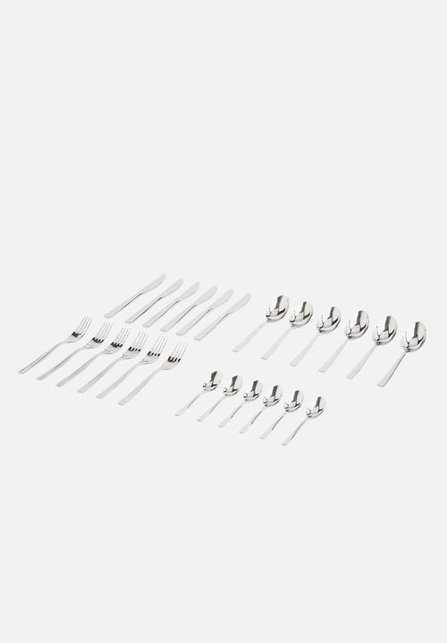 Nicolson Russell - Bella casa tortellini 24pce cutlery set - silver
