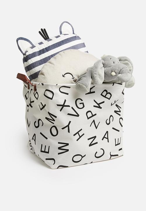 Sixth Floor - Abc storage box - black & white
