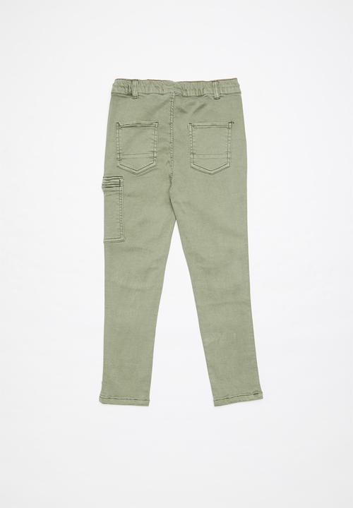 Cotton On - Commander cargo pant - silver sage