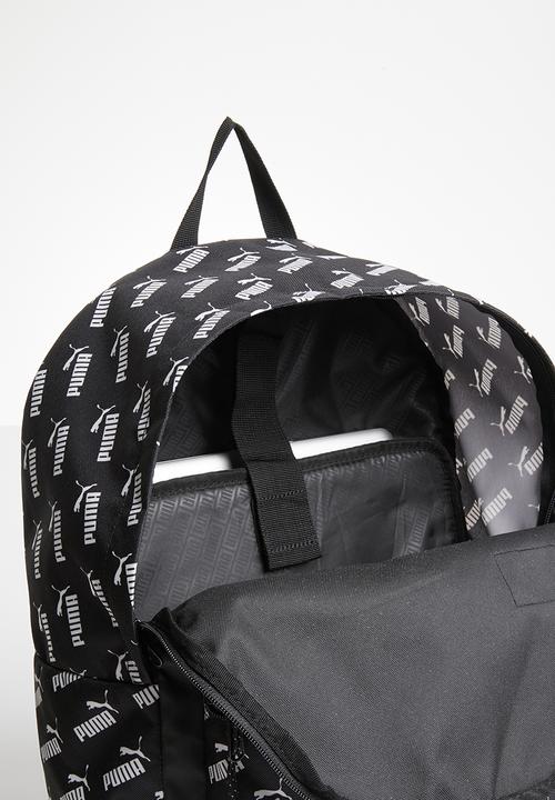 PUMA - Puma academy backpack - black & white
