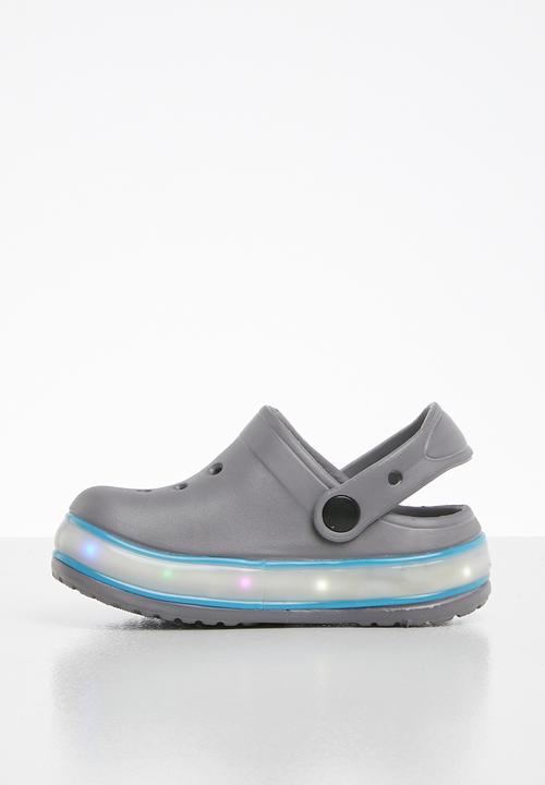 Pop Candy - Light up clog - grey & blue