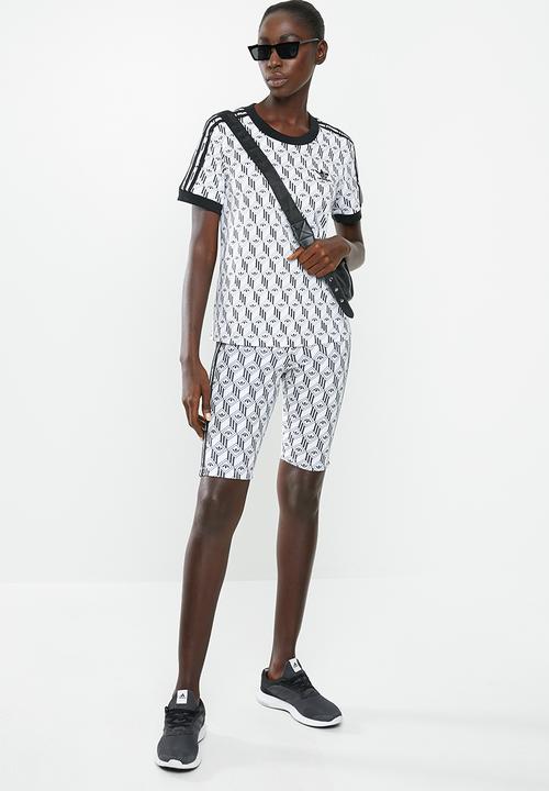adidas Originals - Graphics 3 stripes tee - black & white