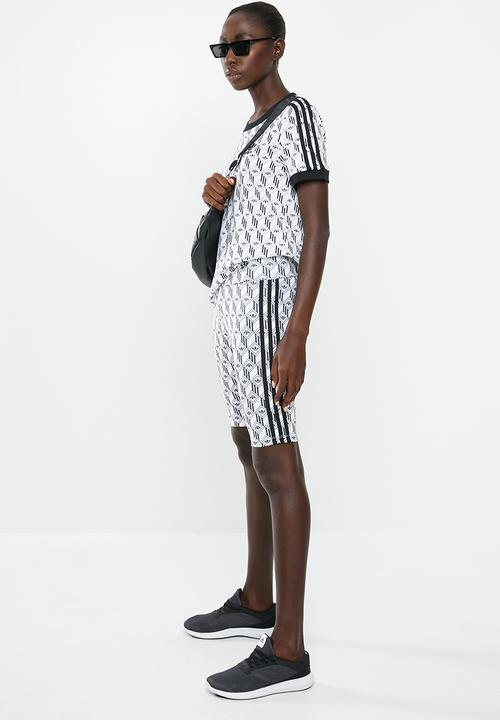 adidas Originals - Graphics cycling shorts - black & white