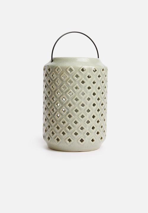 H&S - Rona lantern - grey
