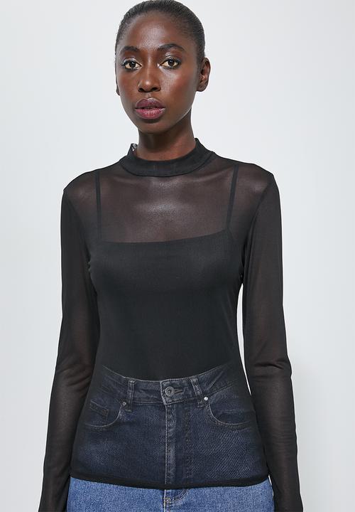 Superbalist - 2 pack mesh tee - black & grey 