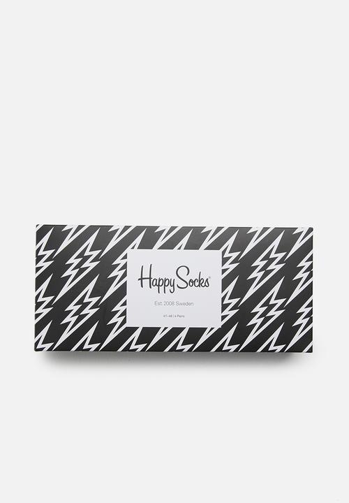 Happy Socks - Black and white gift box - black & white