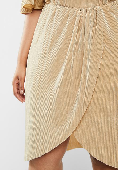 Vero Moda - Plus dagny 2/4 dress - beige 